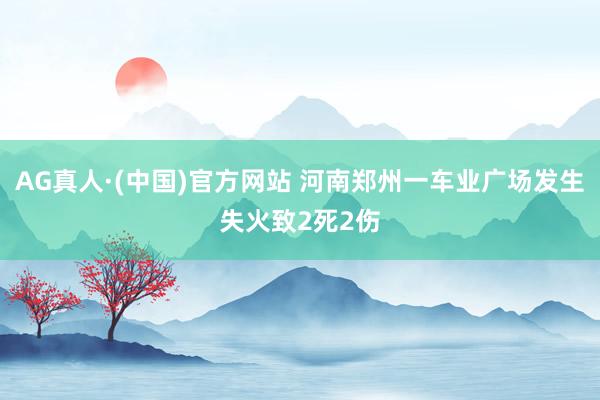AG真人·(中国)官方网站 河南郑州一车业广场发生失火致2死2伤